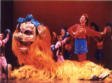 Chinese Lion Dance, musicians, and dancers